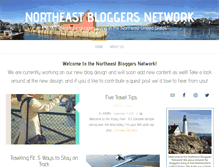 Tablet Screenshot of northeastbloggers.com